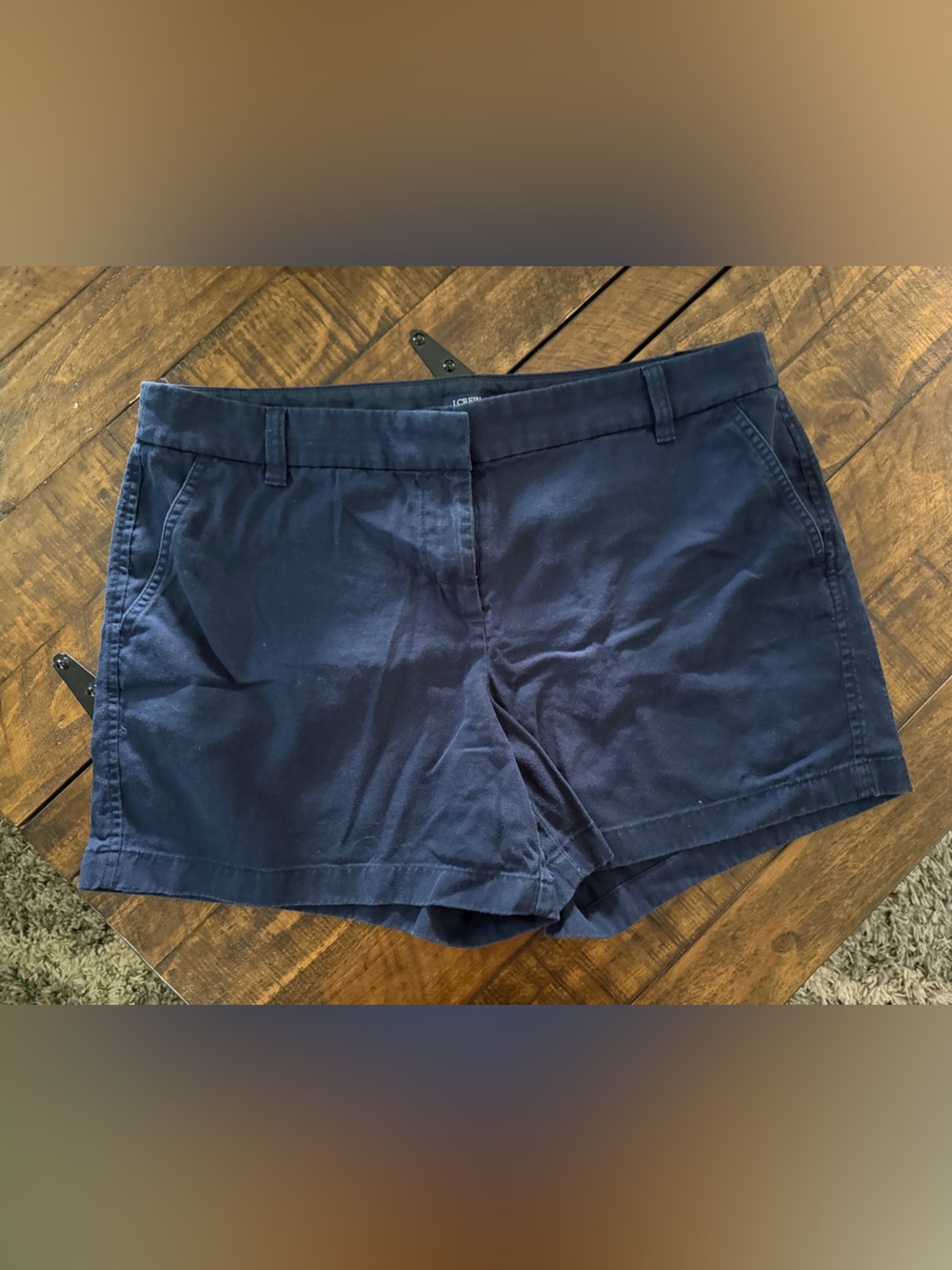 J. Crew Navy Slim Chino-like Shorts
